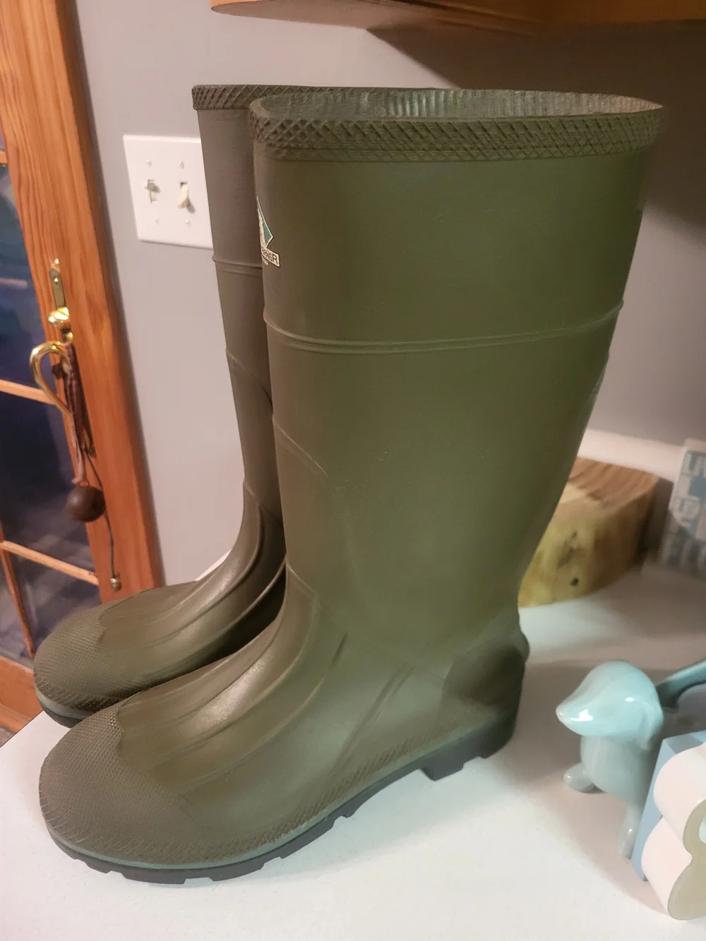 Northerner Rubber Hunting Muck Farm Boots Mens 12 Waterproof Green USA Garden